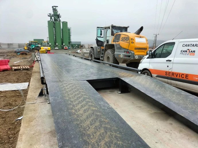 cantar auto metal 16m cu rampe metalice